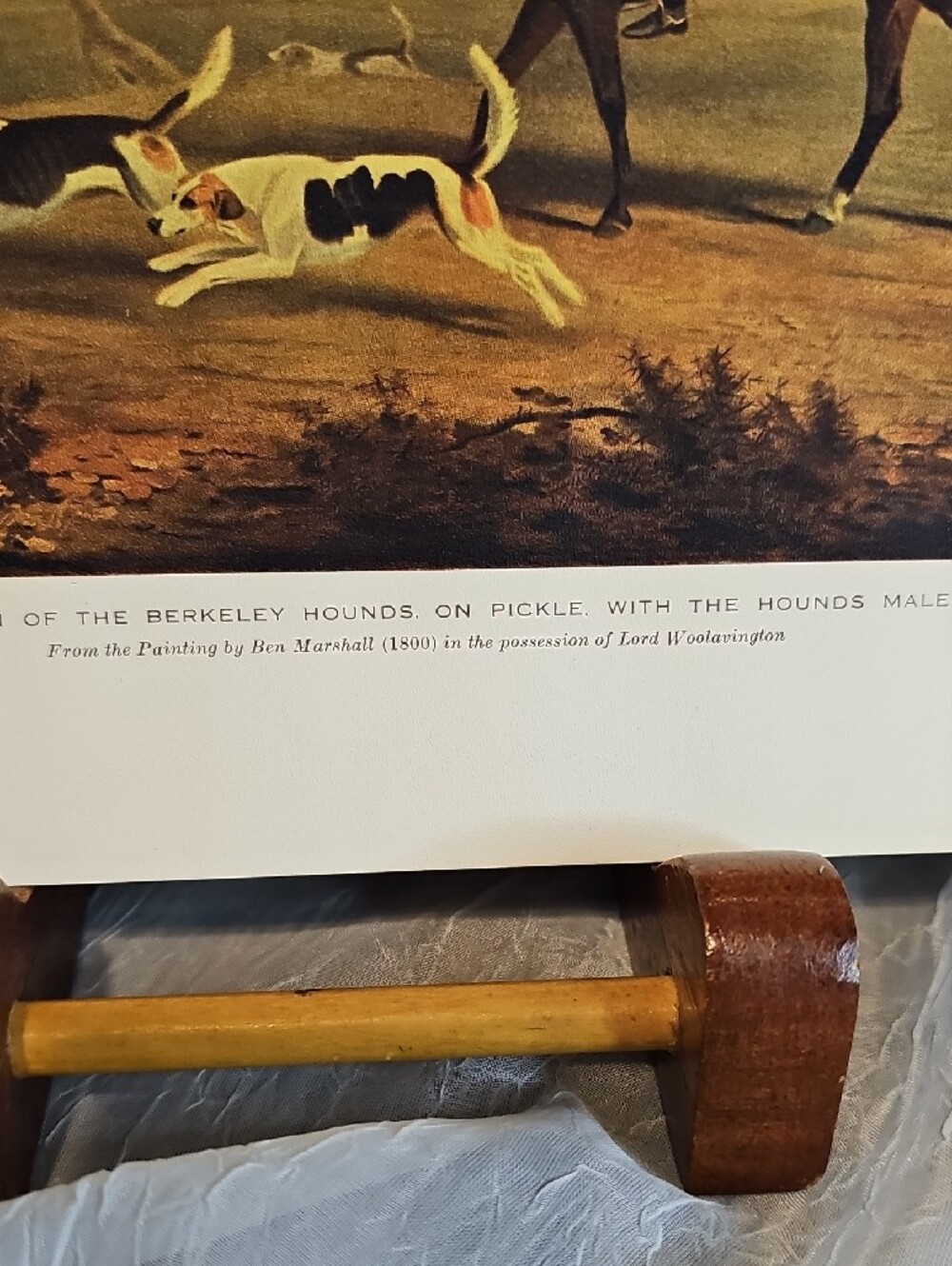 Equestrian Hunting Print with Hounds - Horse & Dogs Art - Picture 2 of 11